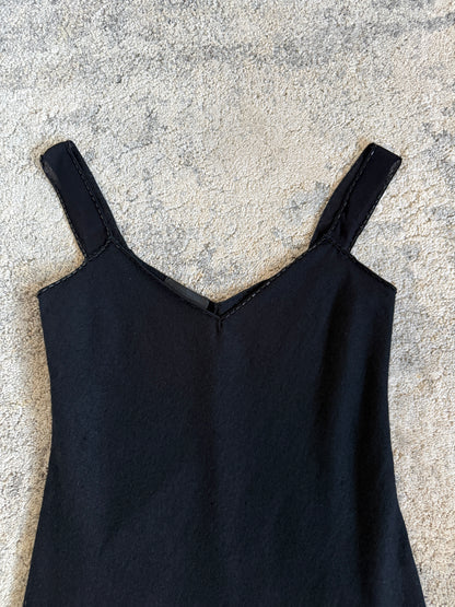 Prada FW1997 wool embellished dress