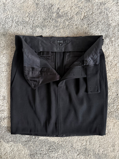 Gucci FW1998 wool mini skirt by Tom Ford