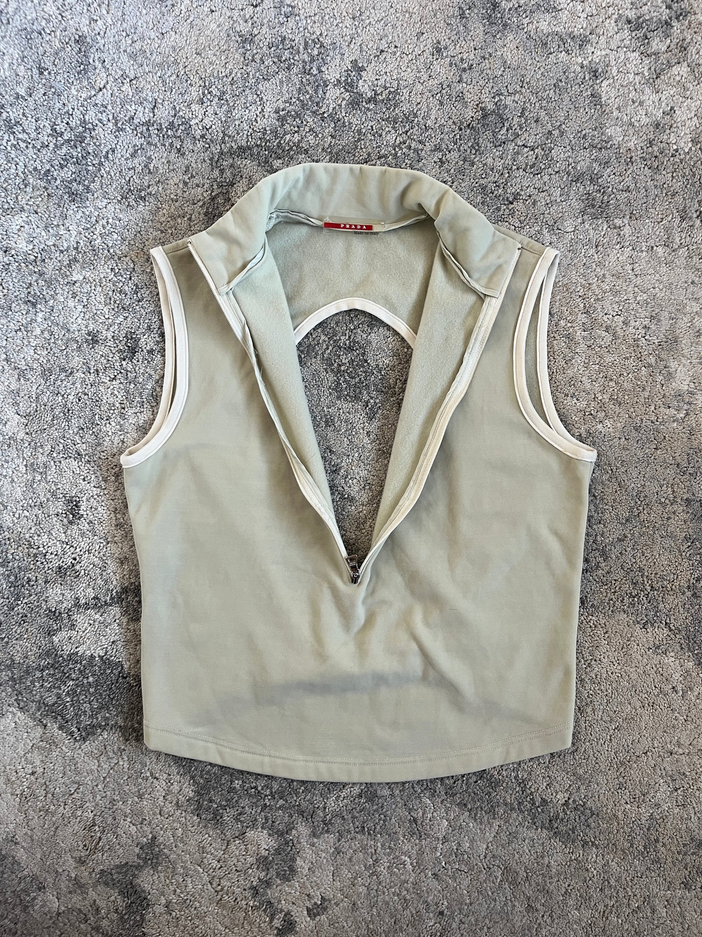 Prada FW1999 fleece vest