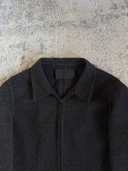 Prada 1998 wool zip shirt