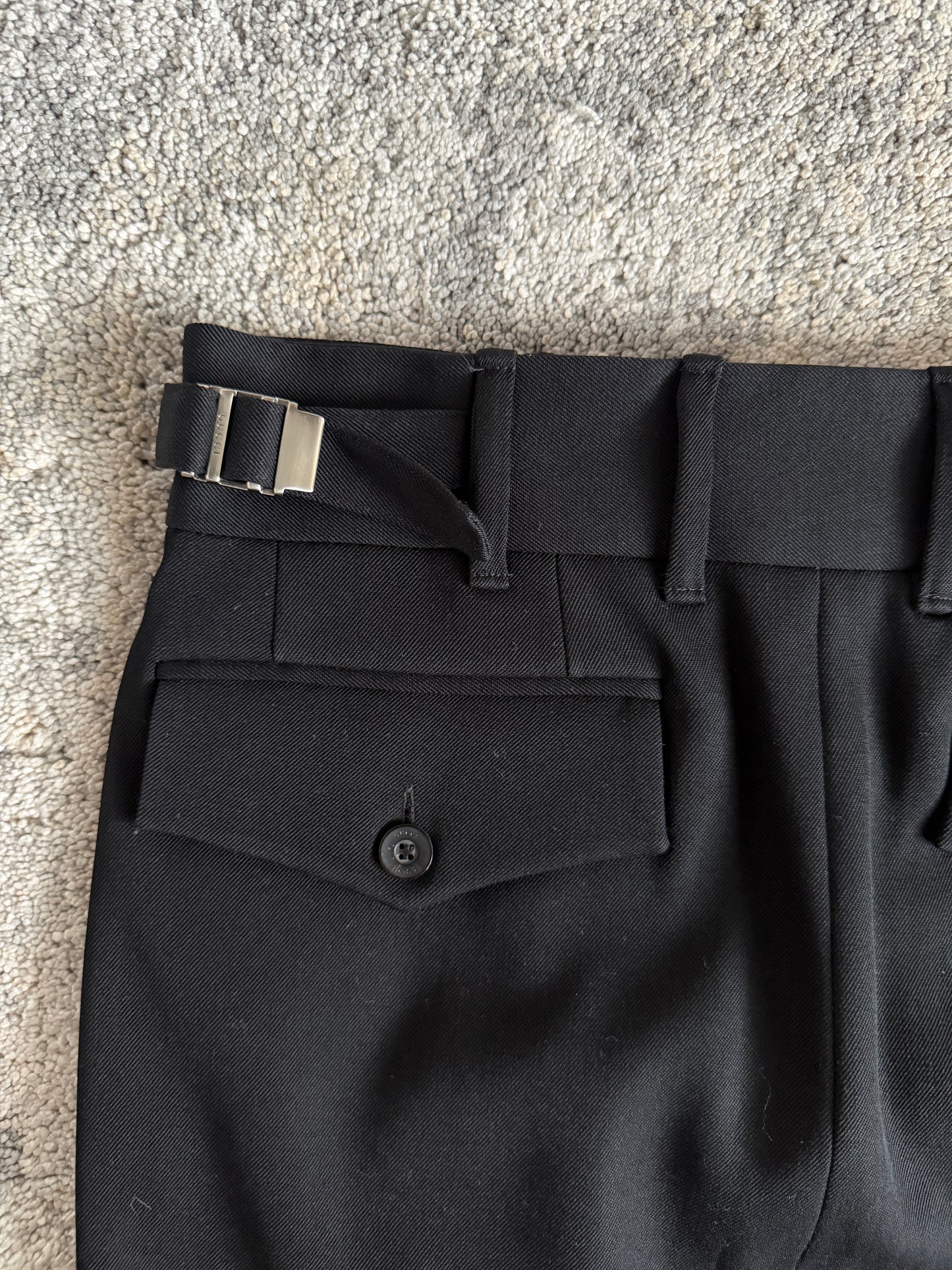 Gucci FW1998 wool mini skirt by Tom Ford