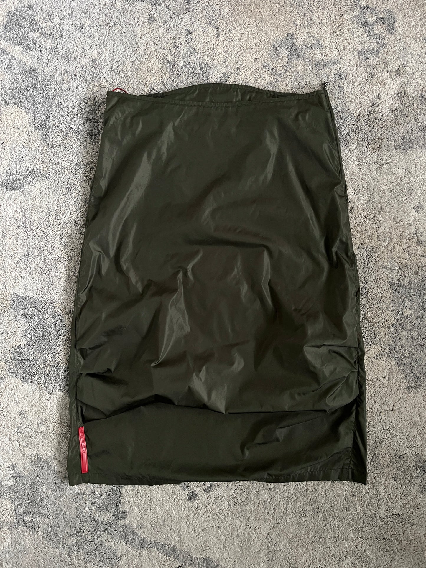 Prada 1999 light nylon skirt