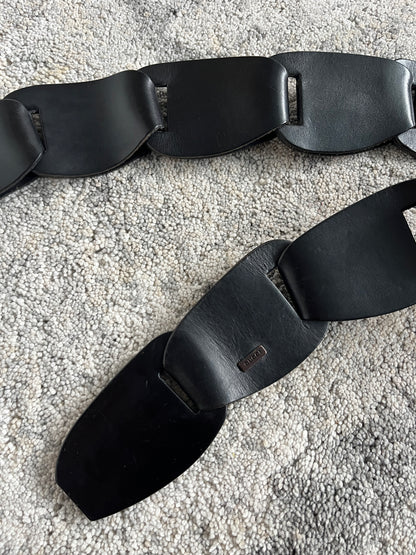 Gucci SS1997 leather belt chain