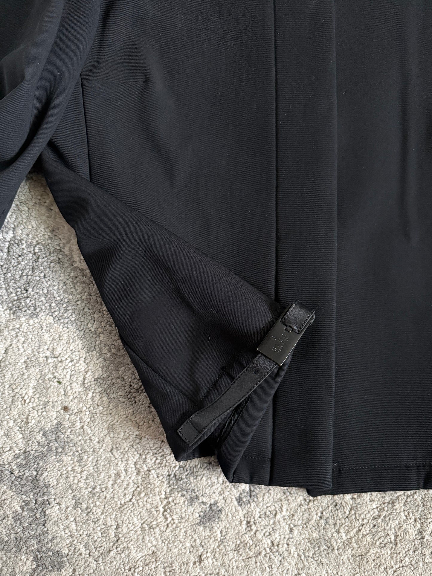 Gucci FW1999 wool belt jacket