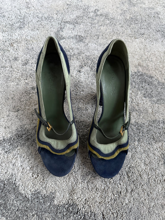 Prada SS2008 fairy suede special heels