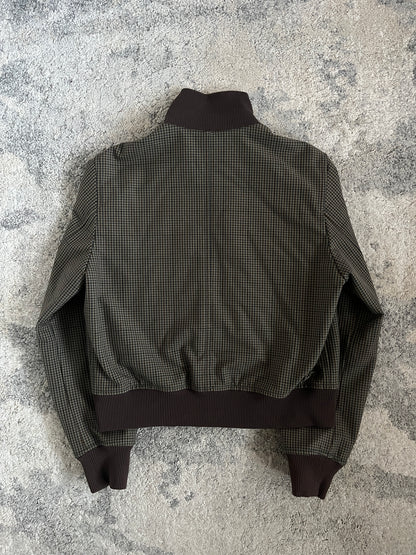 Prada FW2000 tartan nylon bomber