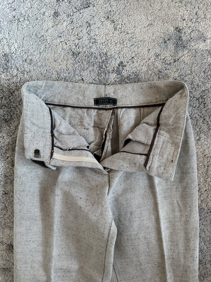 Prada SS1999 linen & cotton capri