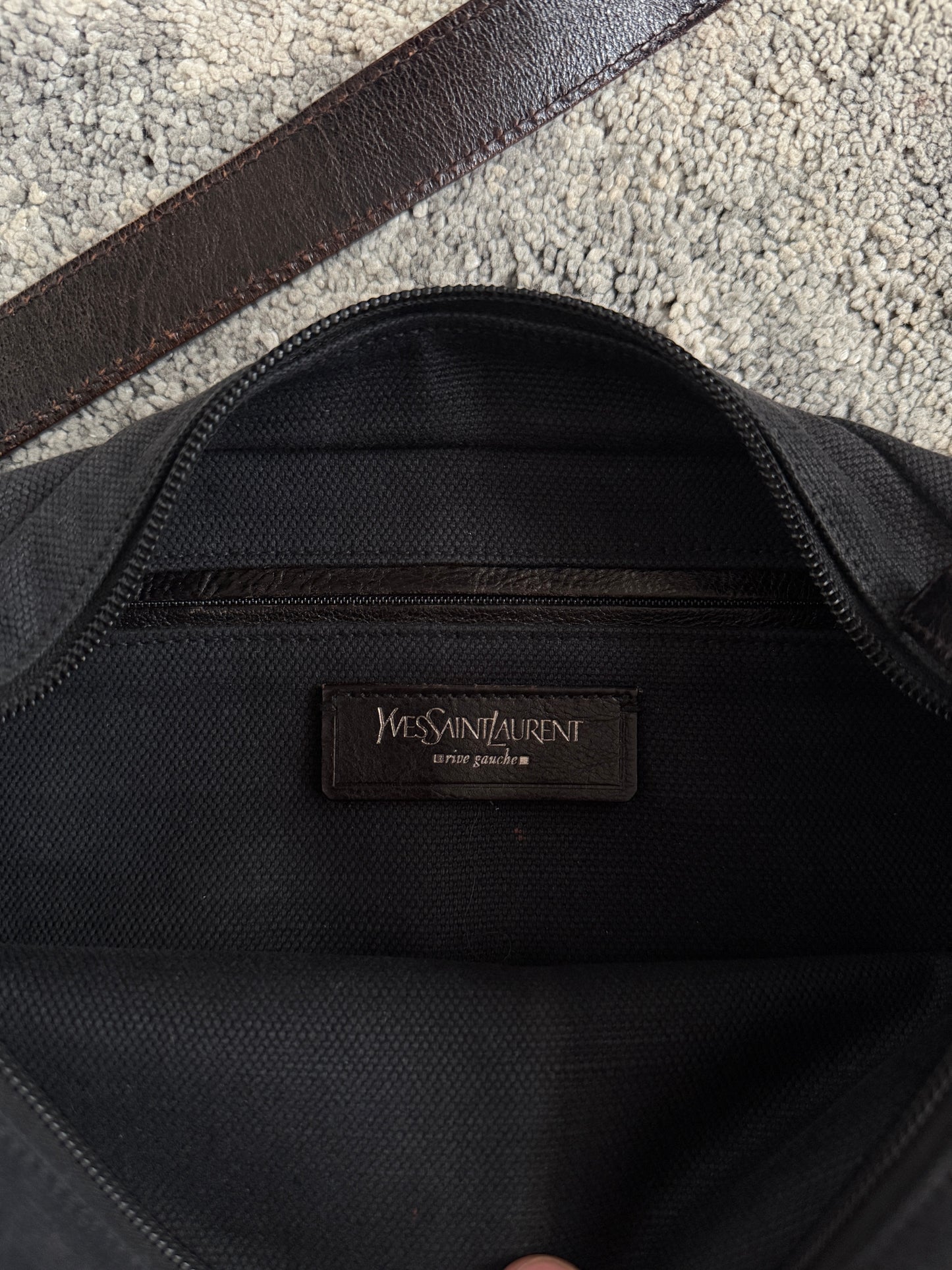 Yves Saint Laurent 2002 Mombasa cotton crossbody bag