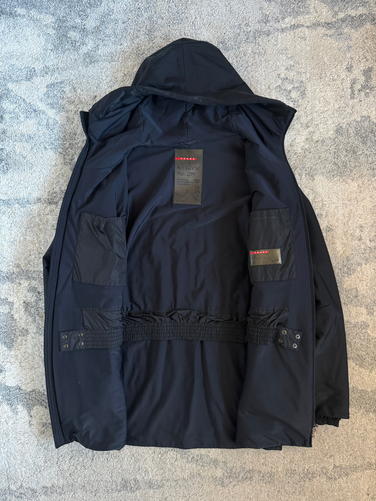 Prada 1999 nylon parka