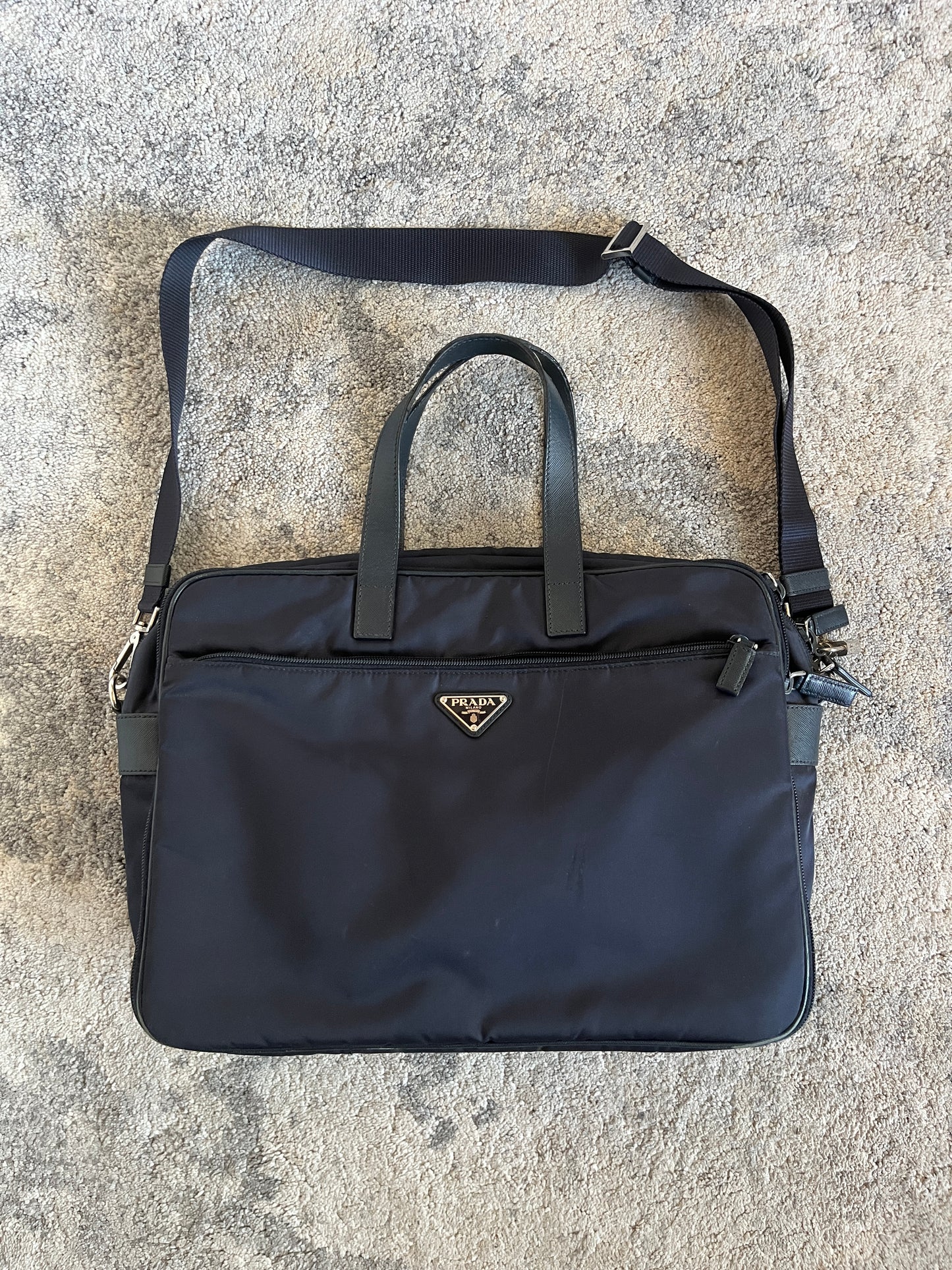 Prada 2010’s nylon briefcase bag