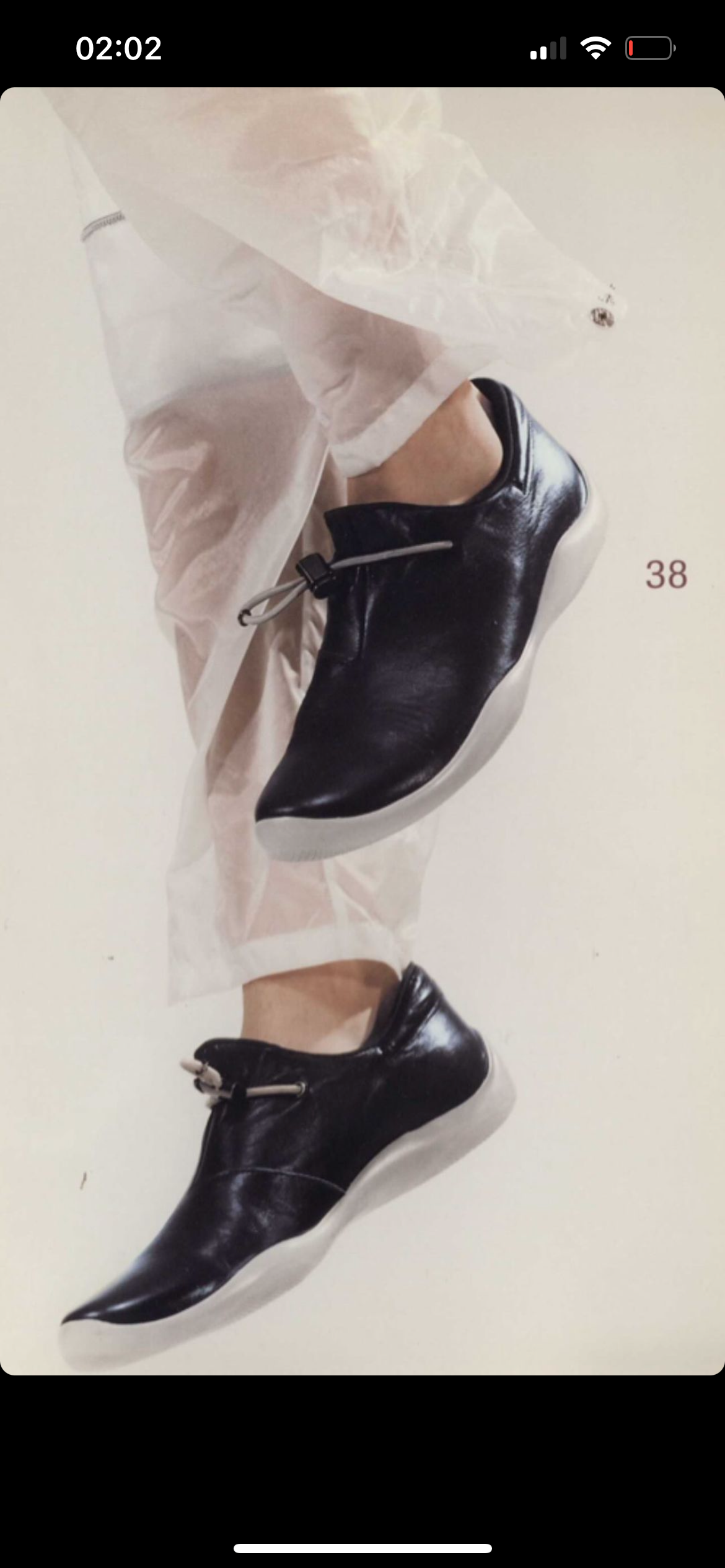 Prada SS1999 leather trainers