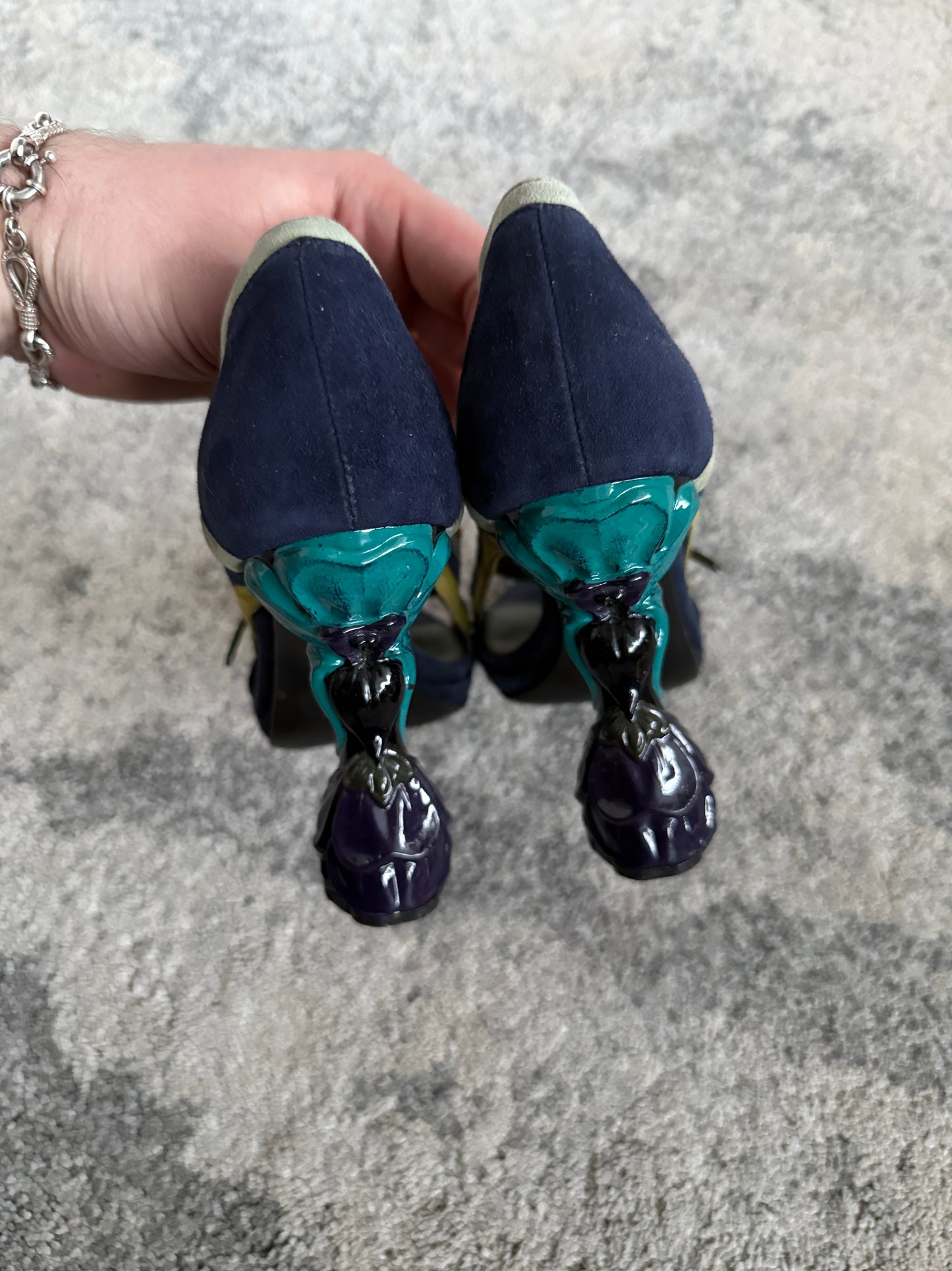 Prada SS2008 fairy suede special heels