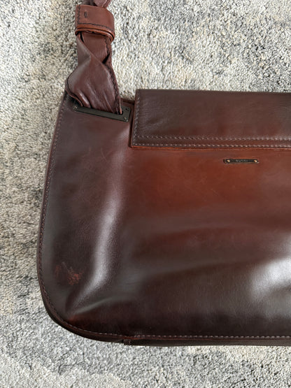 Gucci FW2002 leather shoulder bag