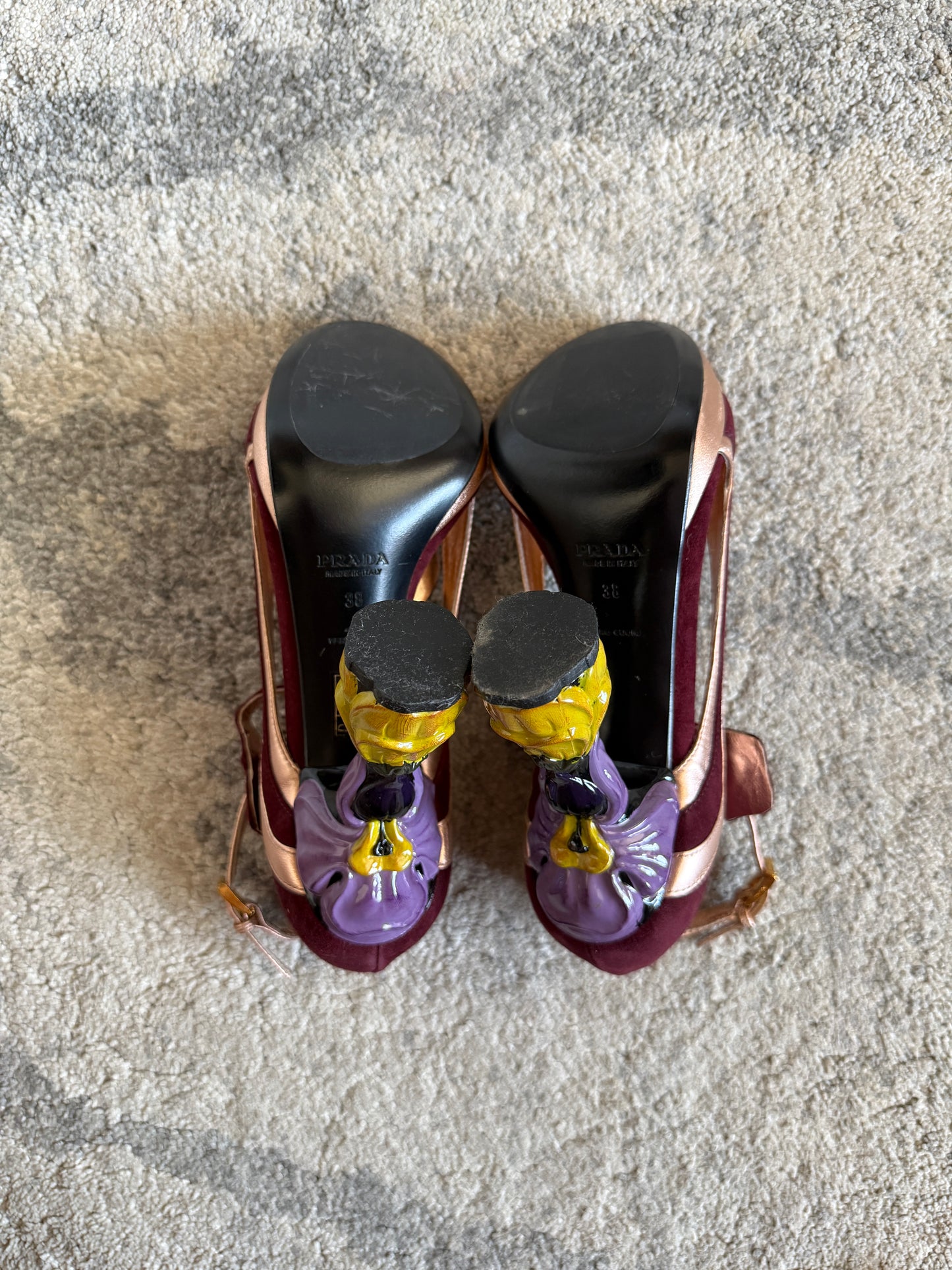 Prada SS2008 fairy leather heels