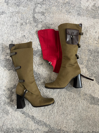 Prada FW1999 convertible pockets boots