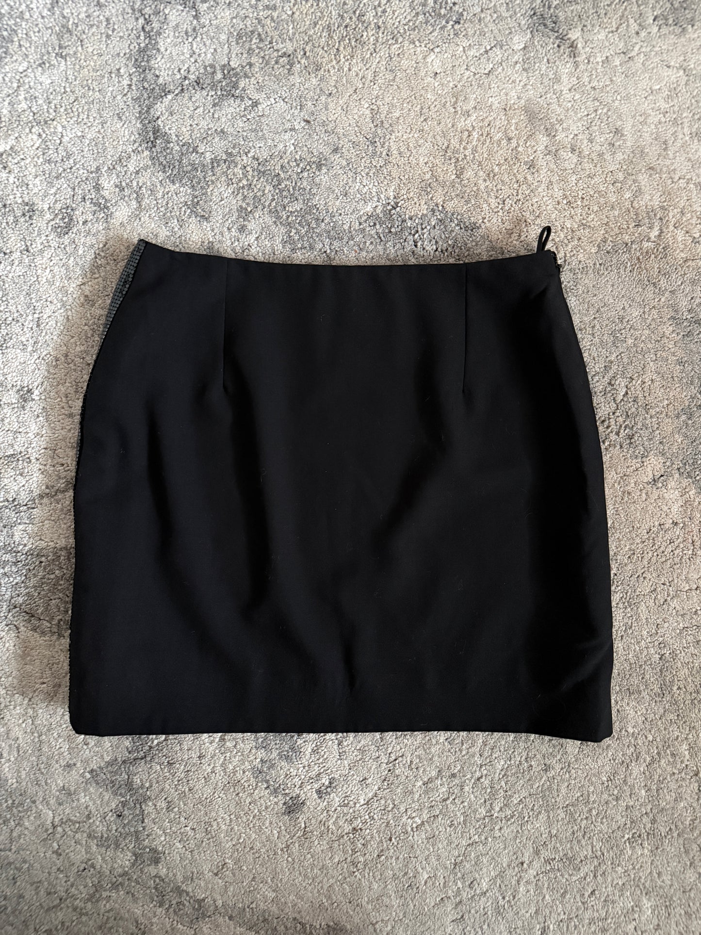 Gianni Versace 2001 studded rayon mini skirt