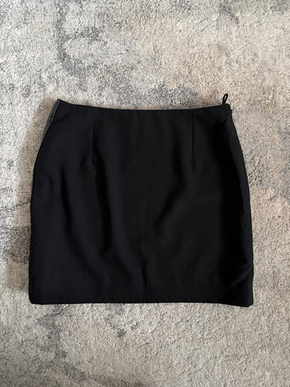 Gianni Versace 2001 studded rayon mini skirt