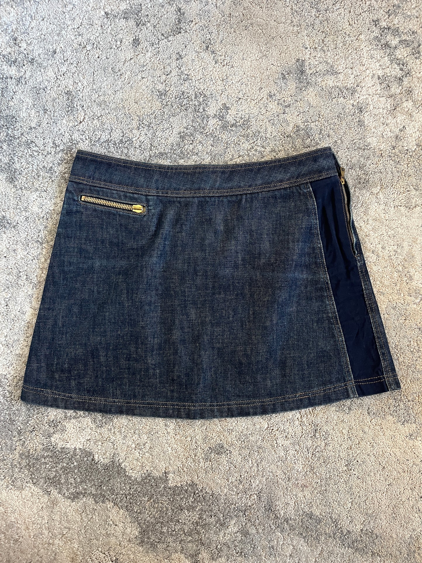 Prada 2000’s denim mini skirt