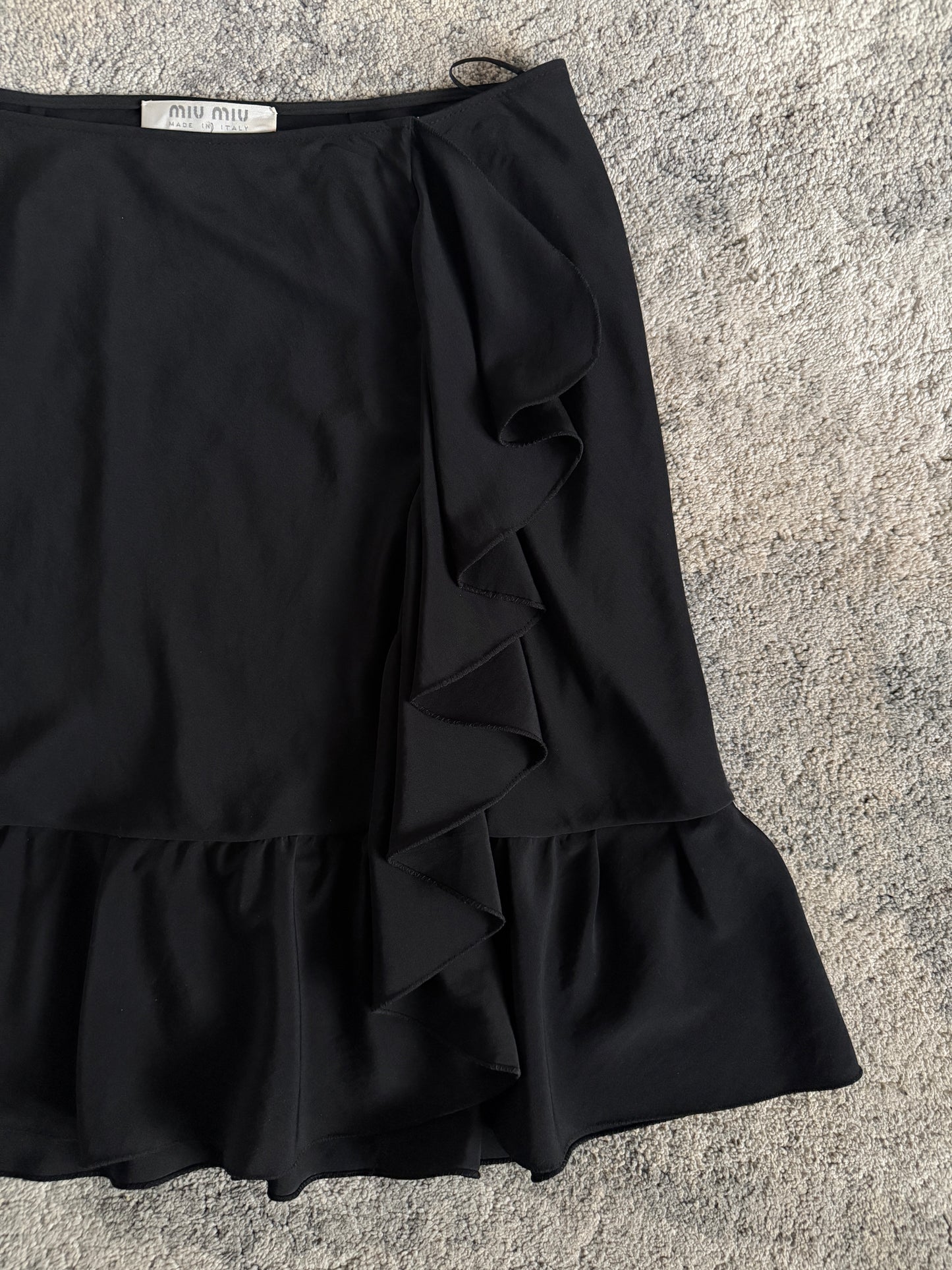 Miu Miu SS2000 polyester skirt