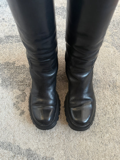 Prada FW2003 combat boots