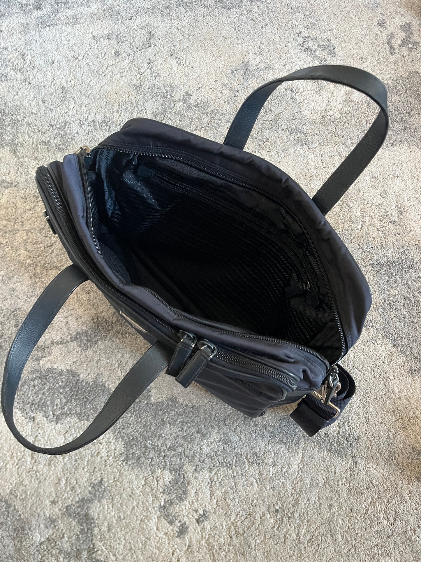 Prada 2010’s nylon briefcase bag