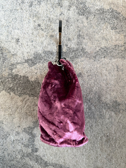 Gucci FW1999 velvet mini bucket bag