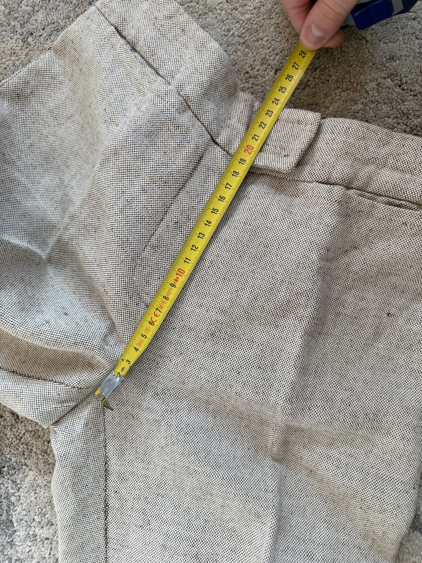 Prada SS1999 linen & cotton capri