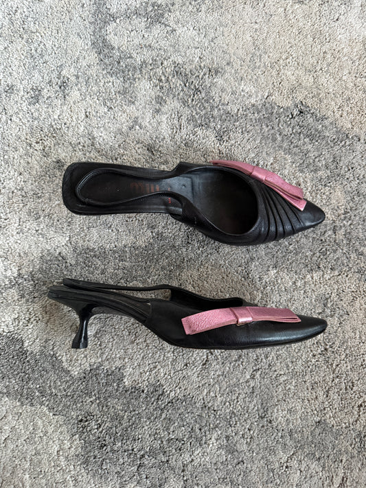 Miu Miu SS2000 leather mules
