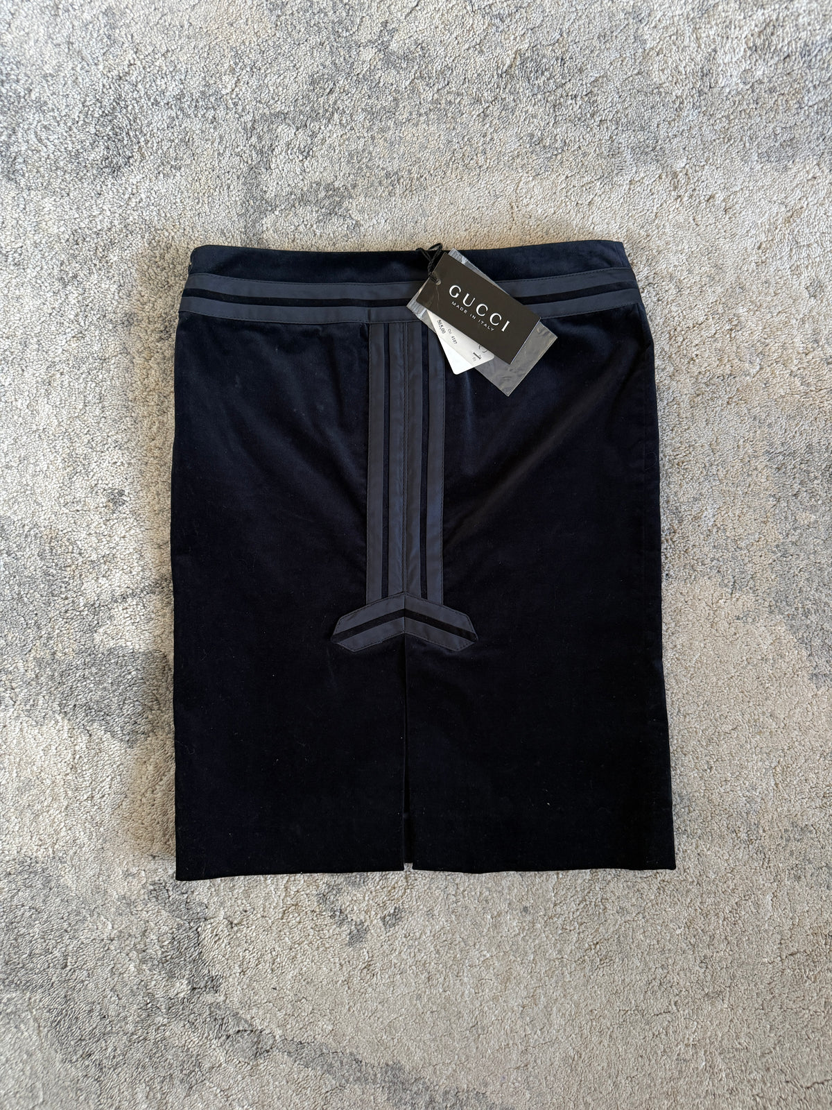 Gucci 2005 velvet skirt