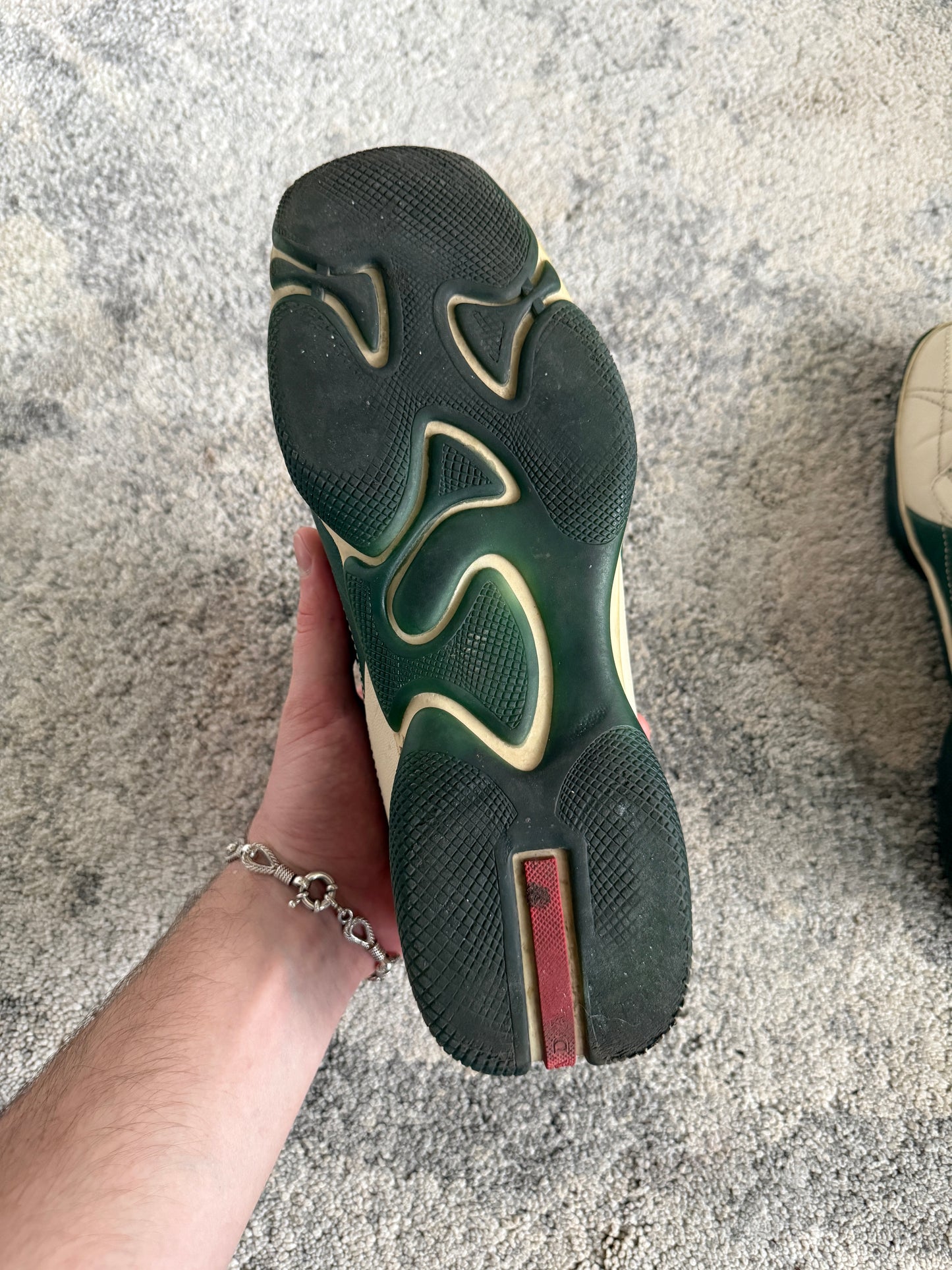 Prada SS2001 leather Velcro trainers