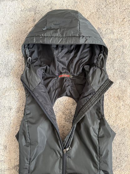 Prada FW1999 padded nylon vest/dress