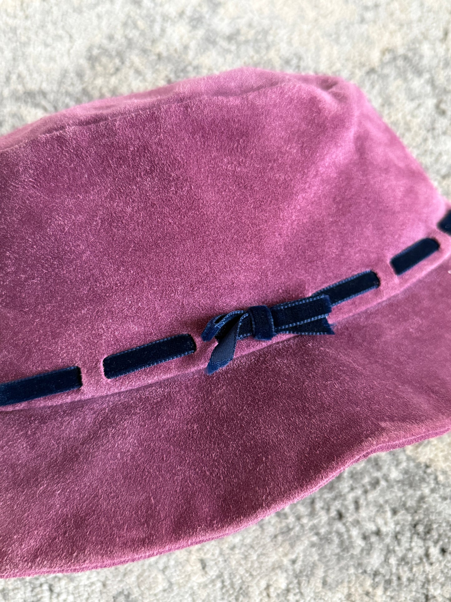 Miu Miu 1990’s suede hat