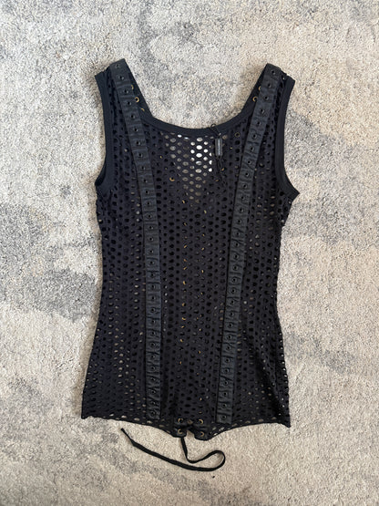 Dolce & Gabbana 2003 mesh laces top
