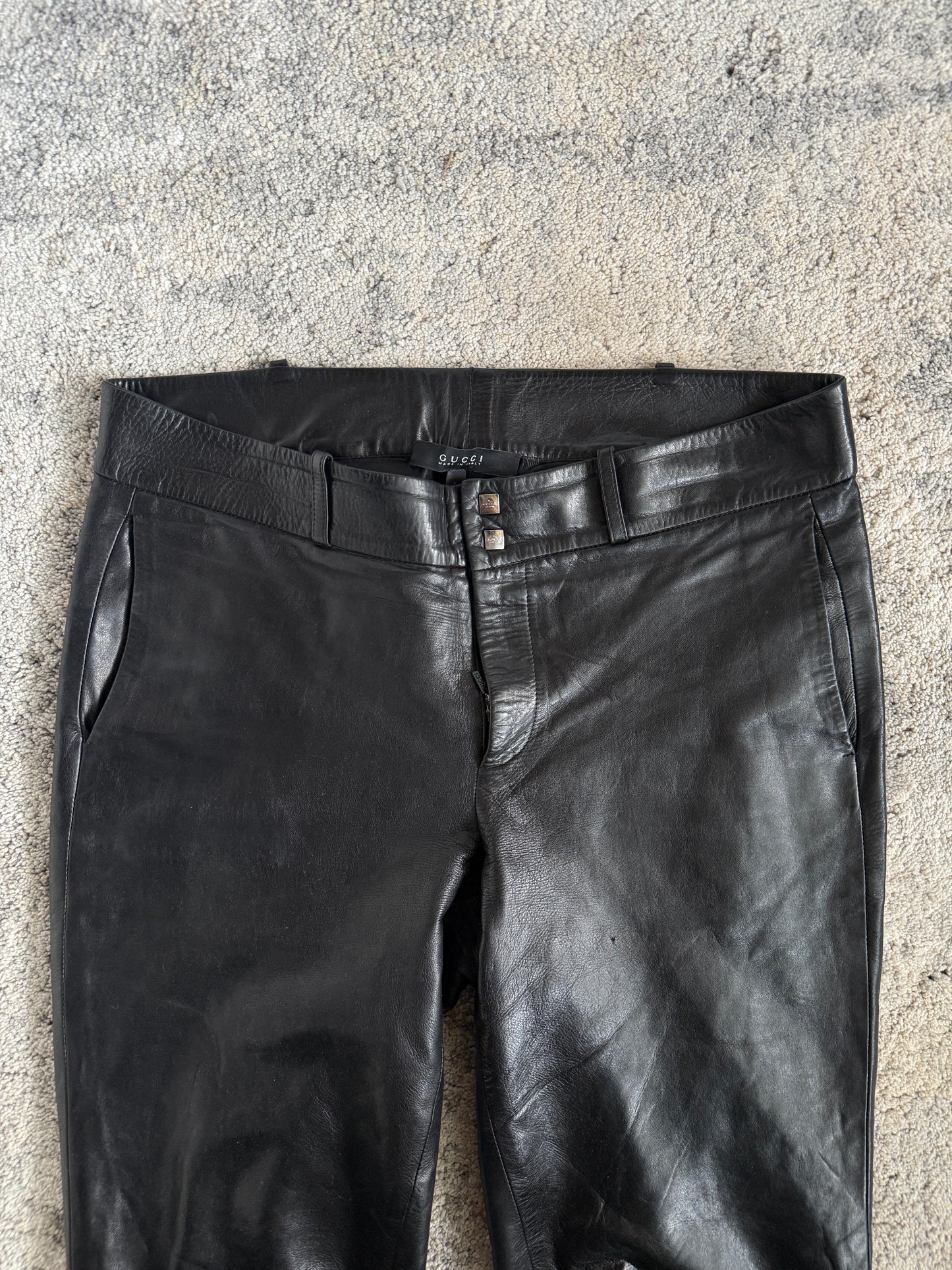 Gucci 2000’s leather pants