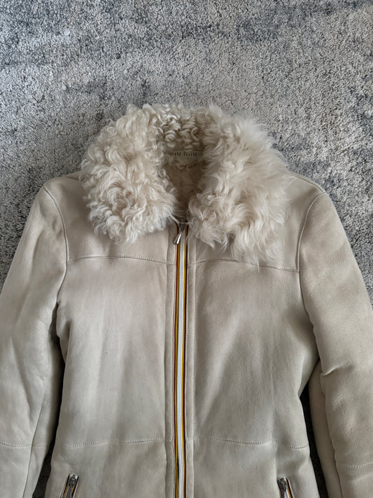 Miu Miu 2000 fur long coat
