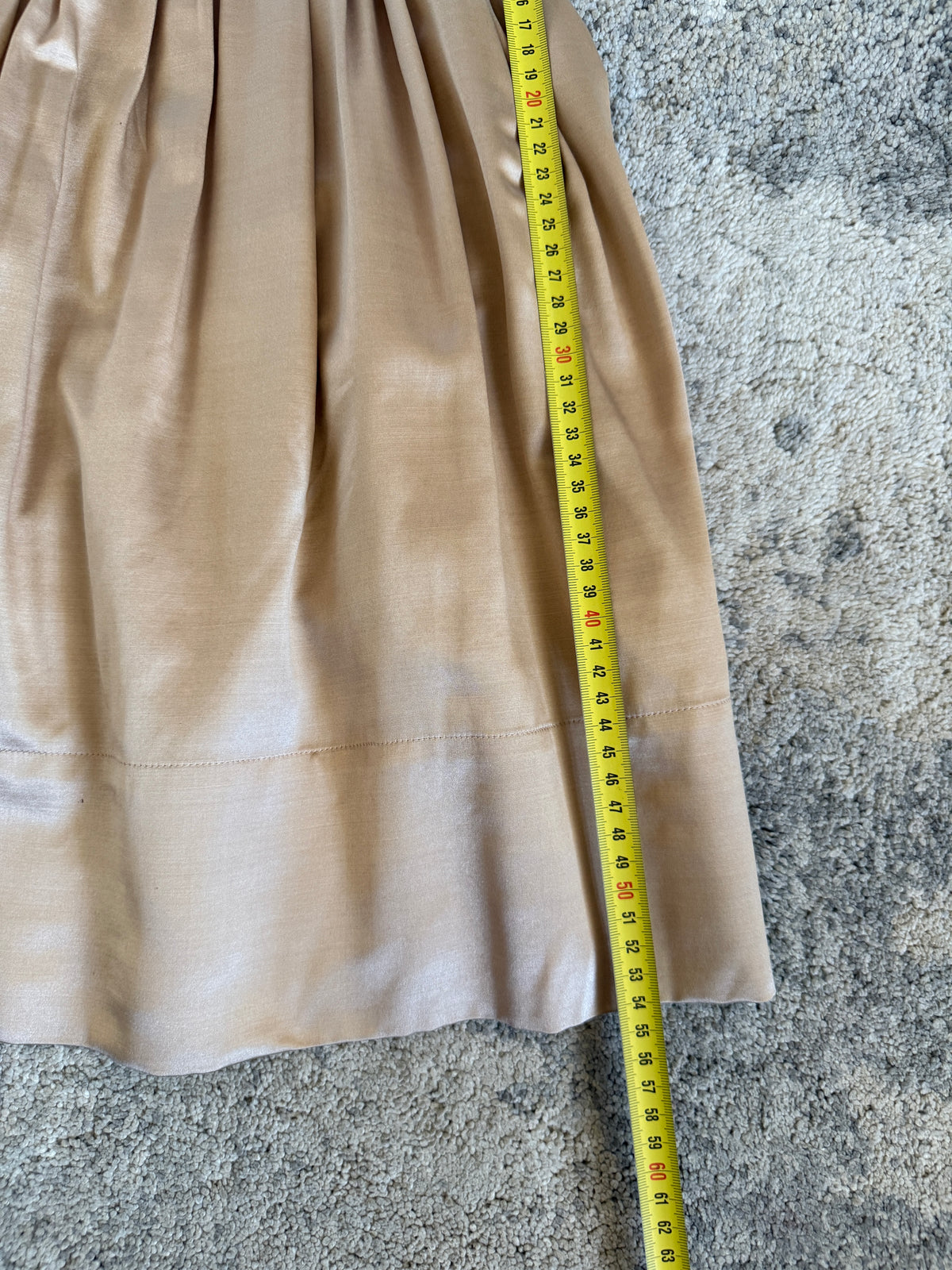 Chloé FW2005 silk & wool skirt
