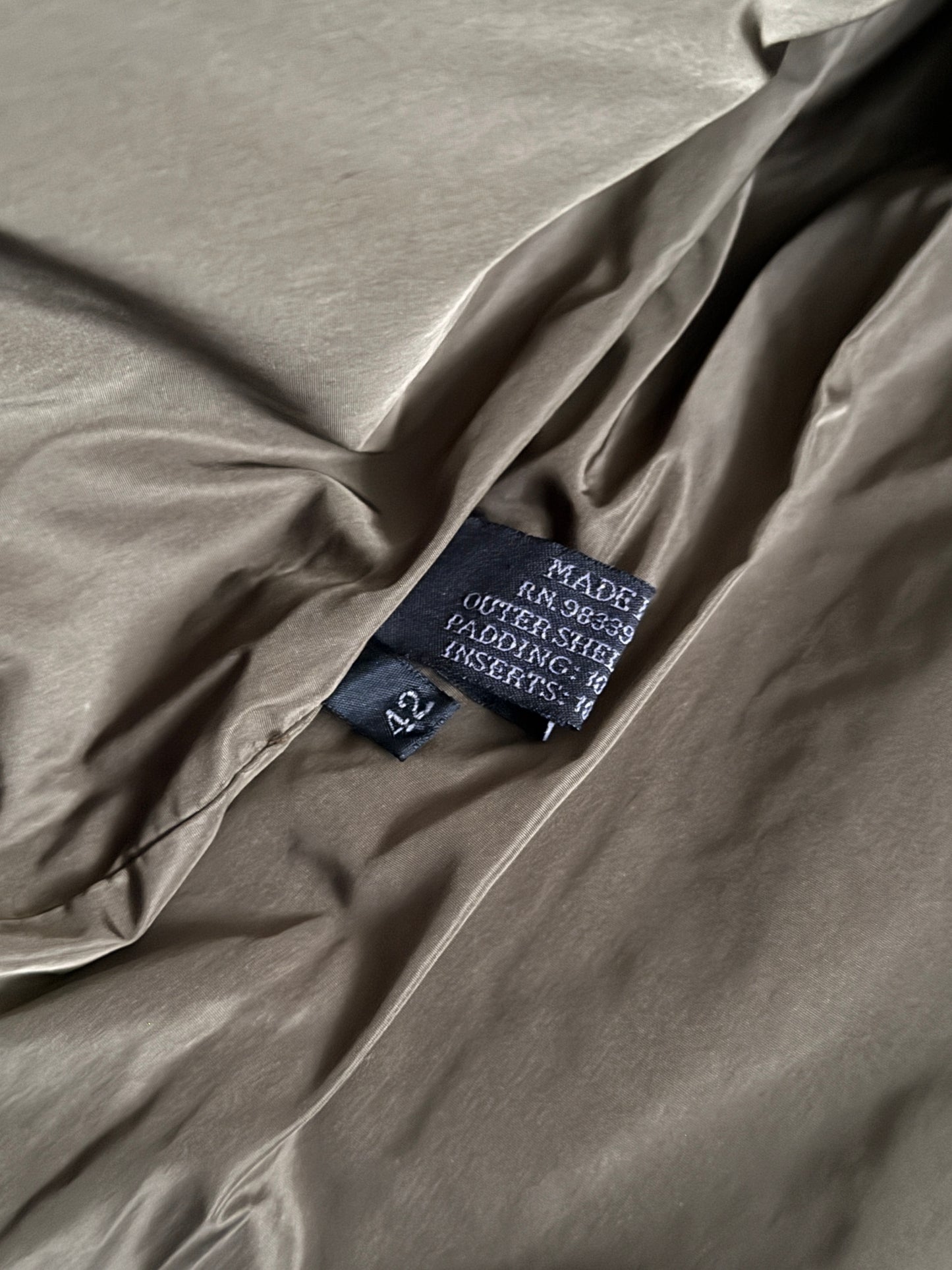 Prada FW1999 nylon padded long coat