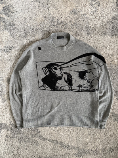 Prada SS2018 cashmere comics sweater