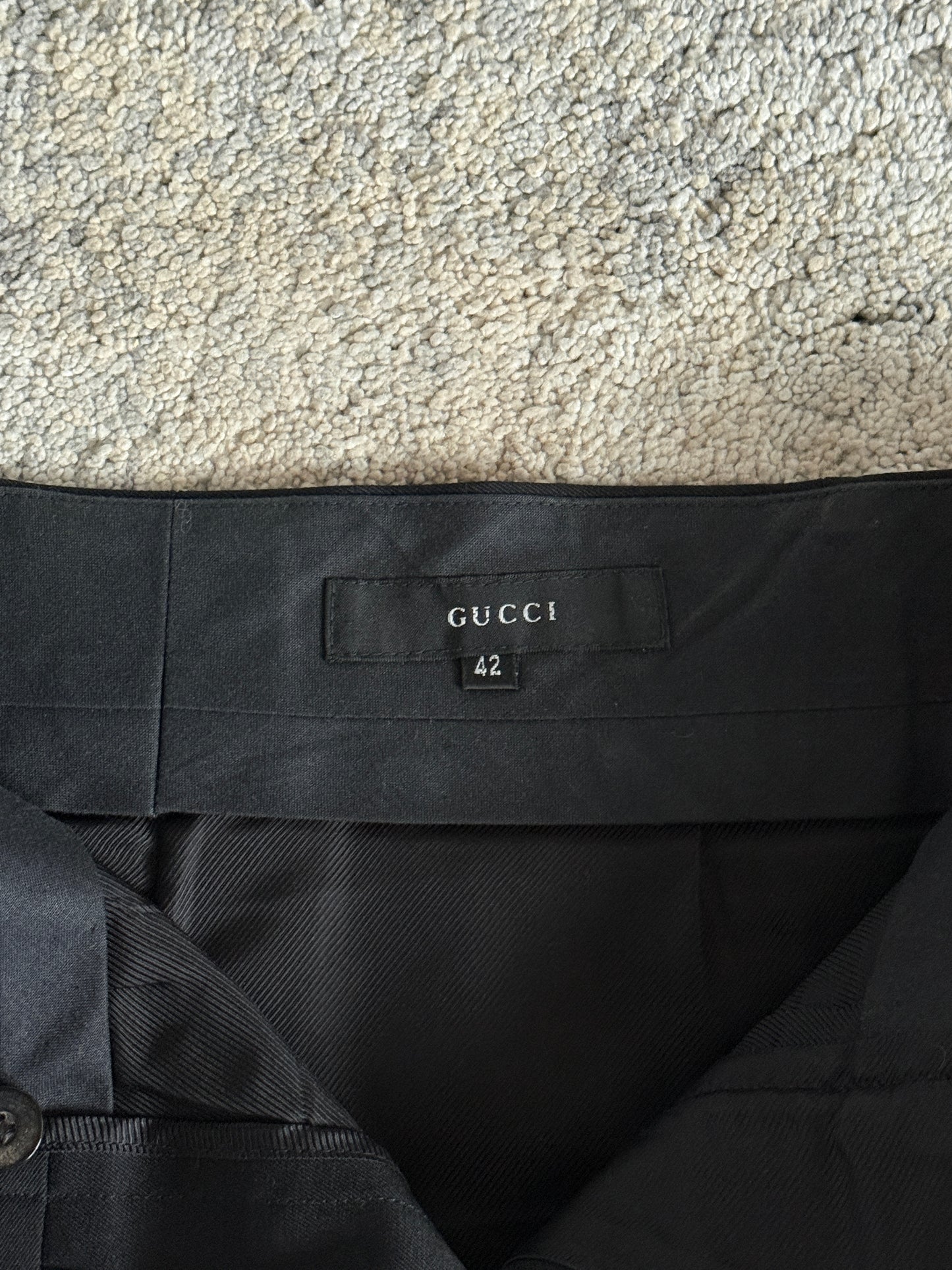 Gucci FW1998 wool tailored skirt by Tom Ford