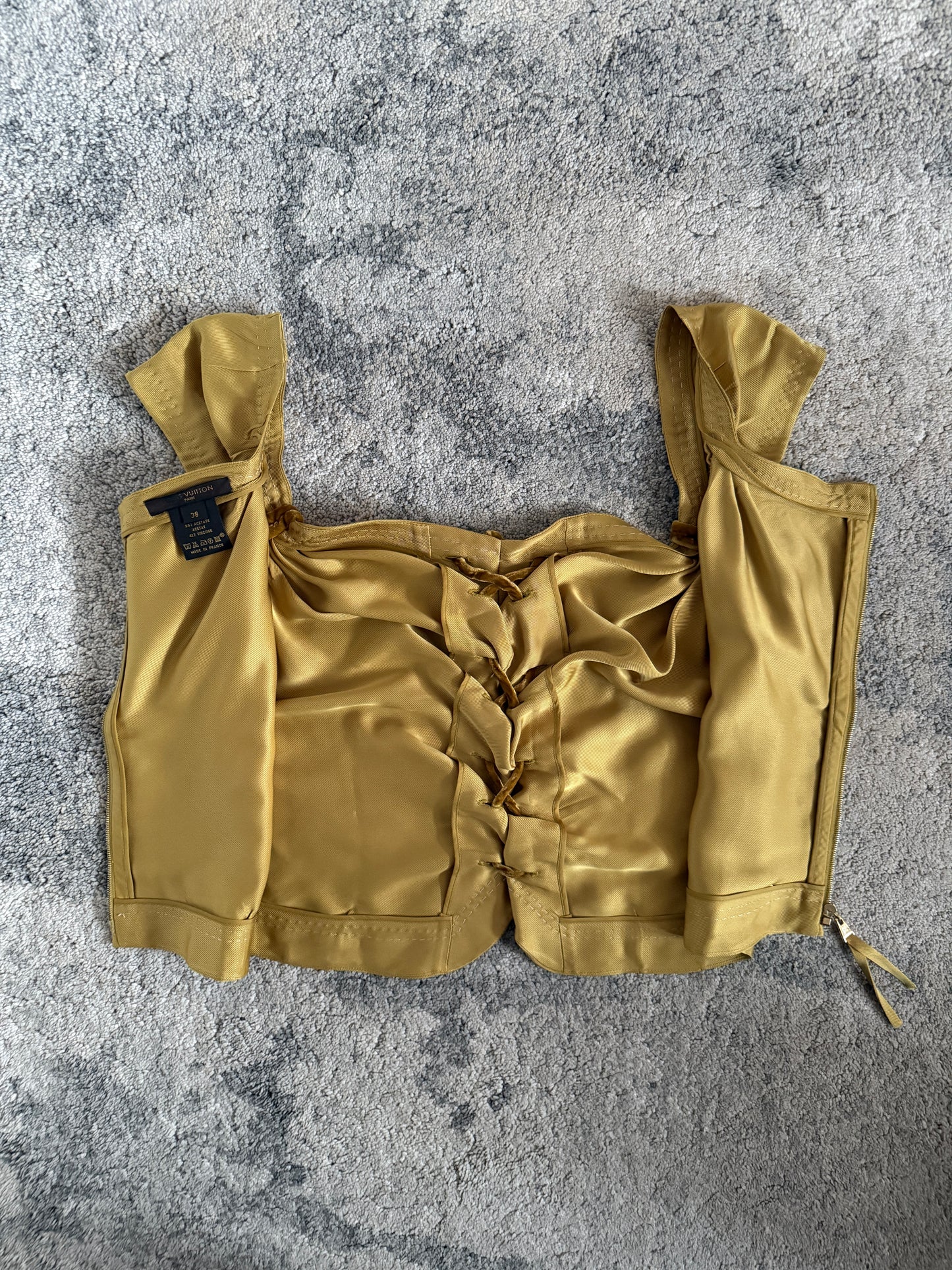 Louis Vuitton SS2004 acetate & viscose top