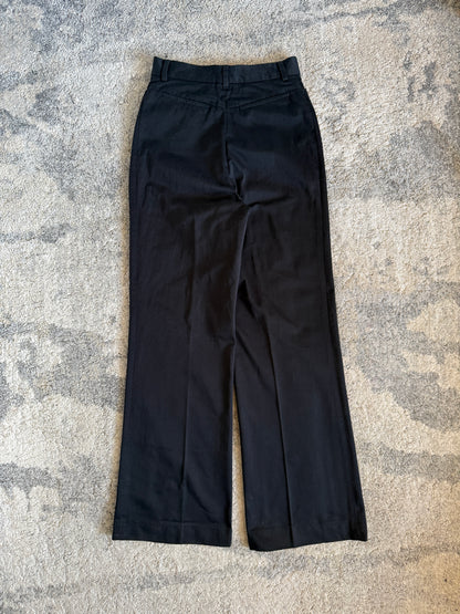 Gucci 1997 cotton flared pants by Tom Ford