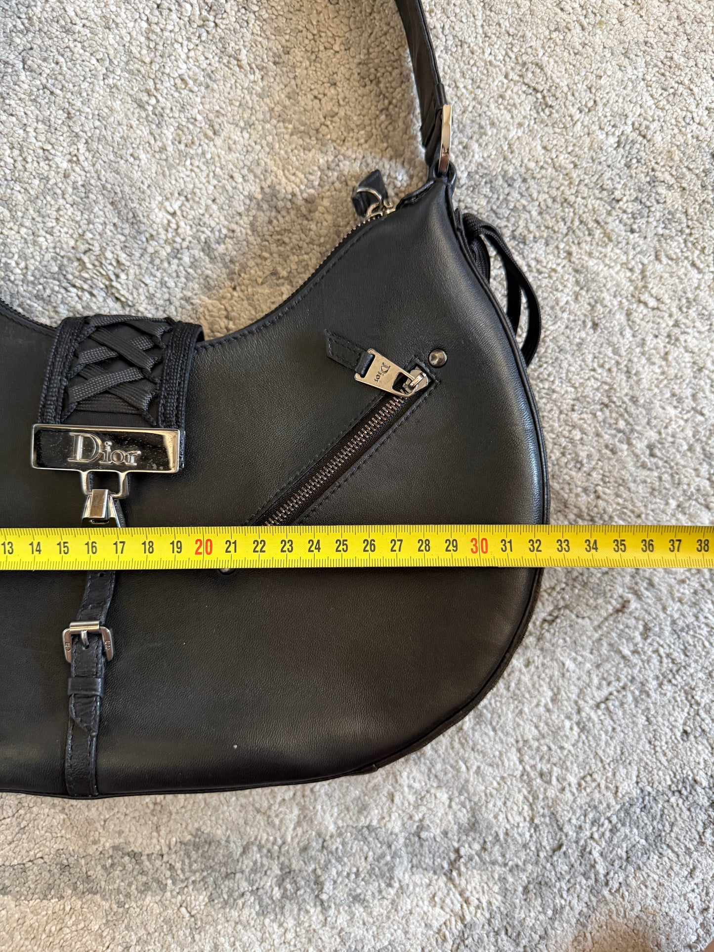 Dior FW2002 corset leather bag