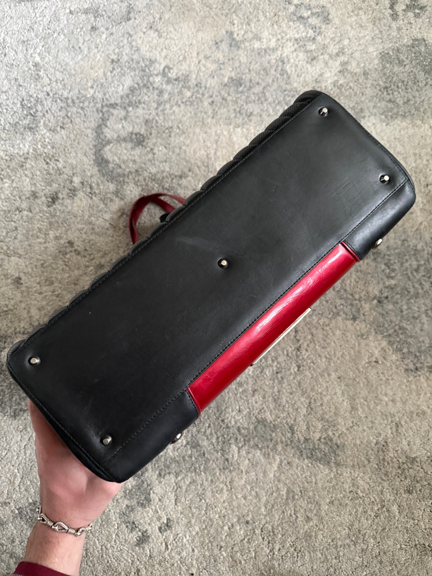 Dior FW2002 Cadillac leather bag