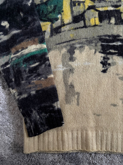 Prada FW2017 wool landscape sweater