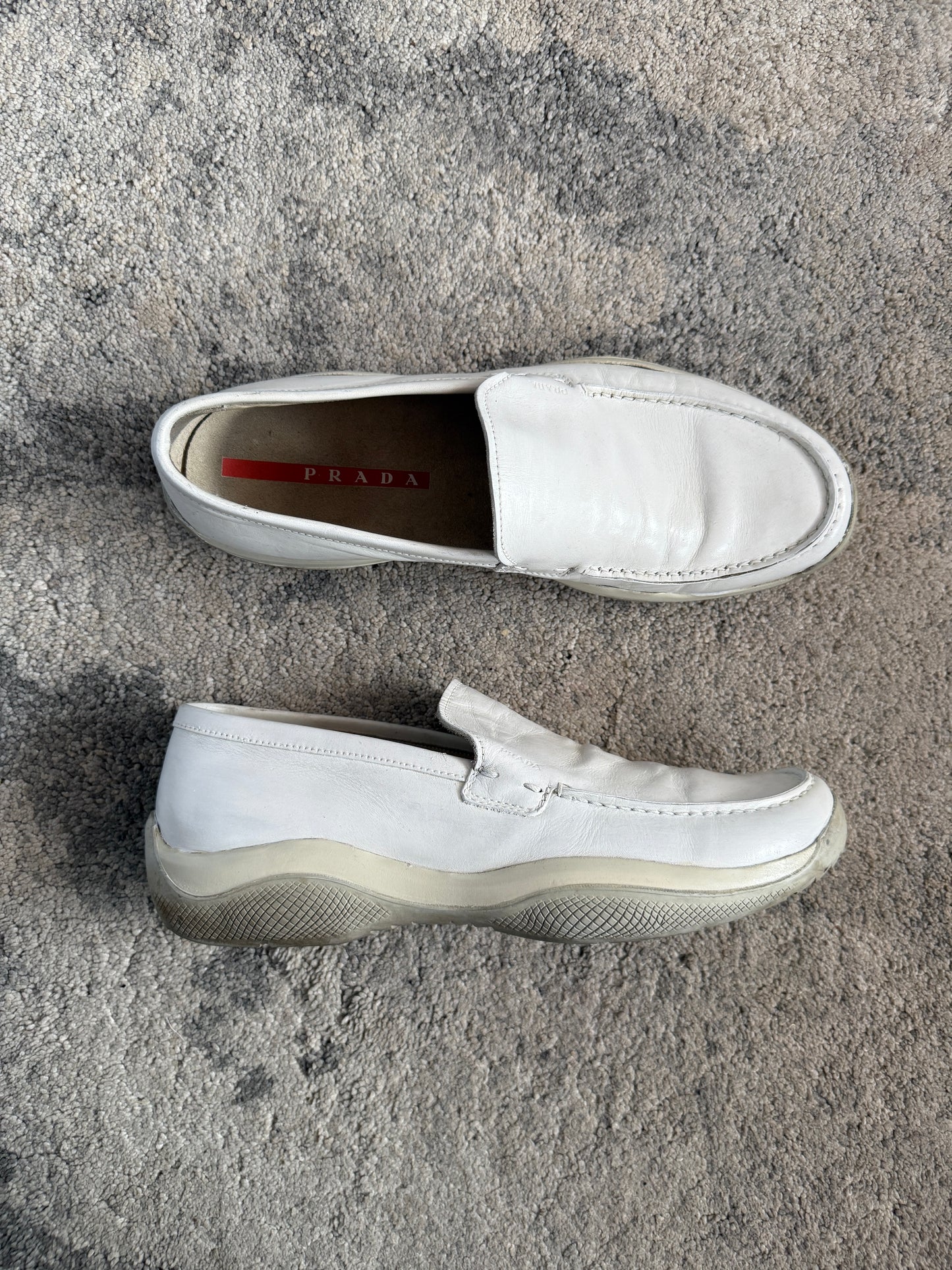 Prada 1999 leather loafers