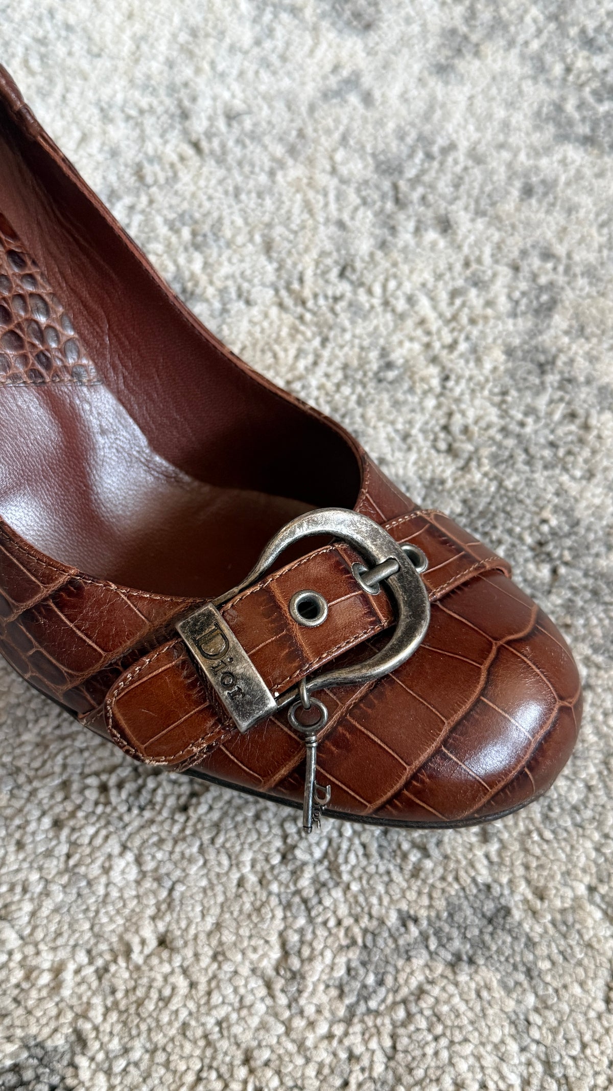 Dior 2006 Gaucho leather heels