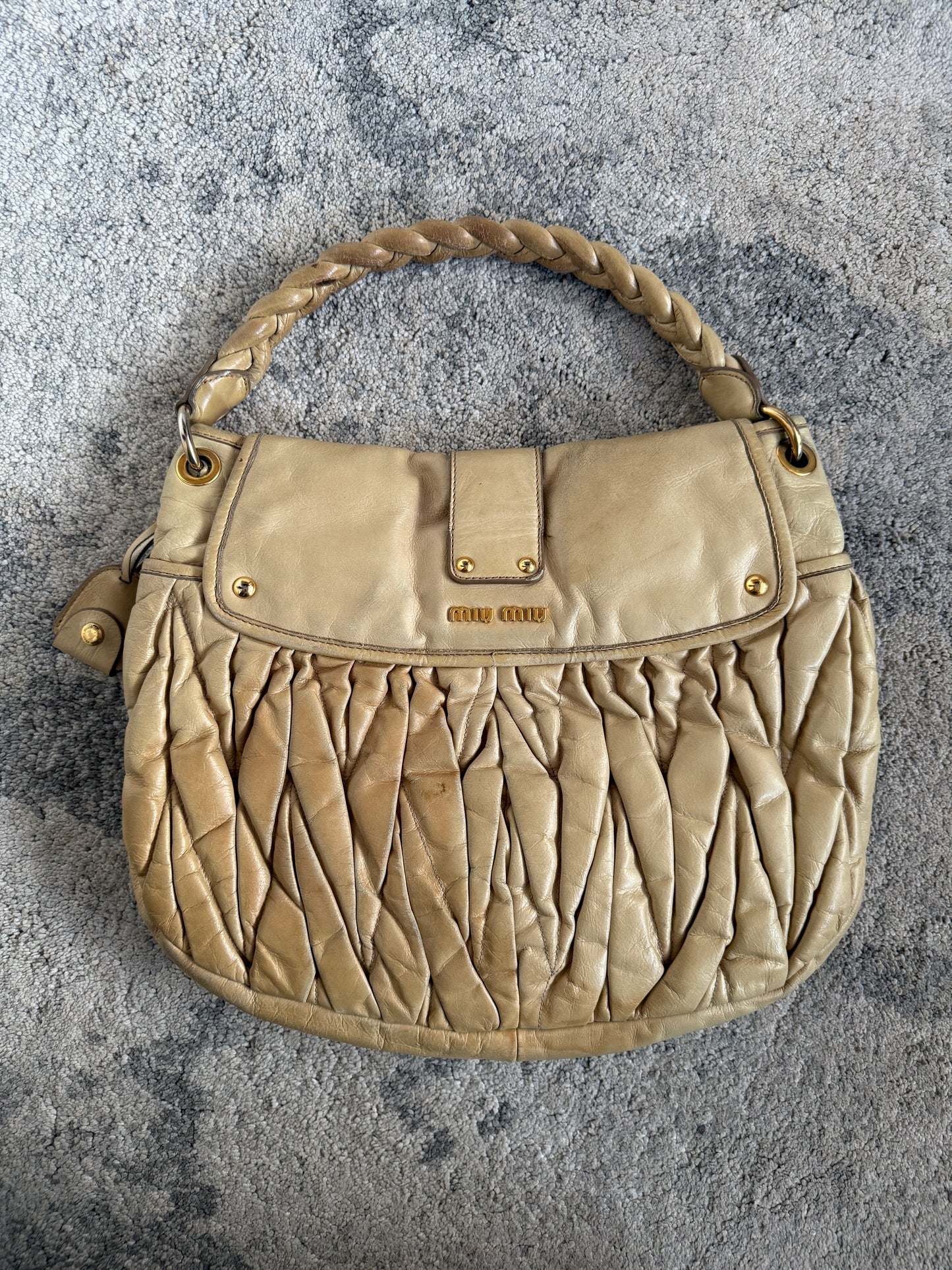 Miu Miu 2000’s leather coffer bag