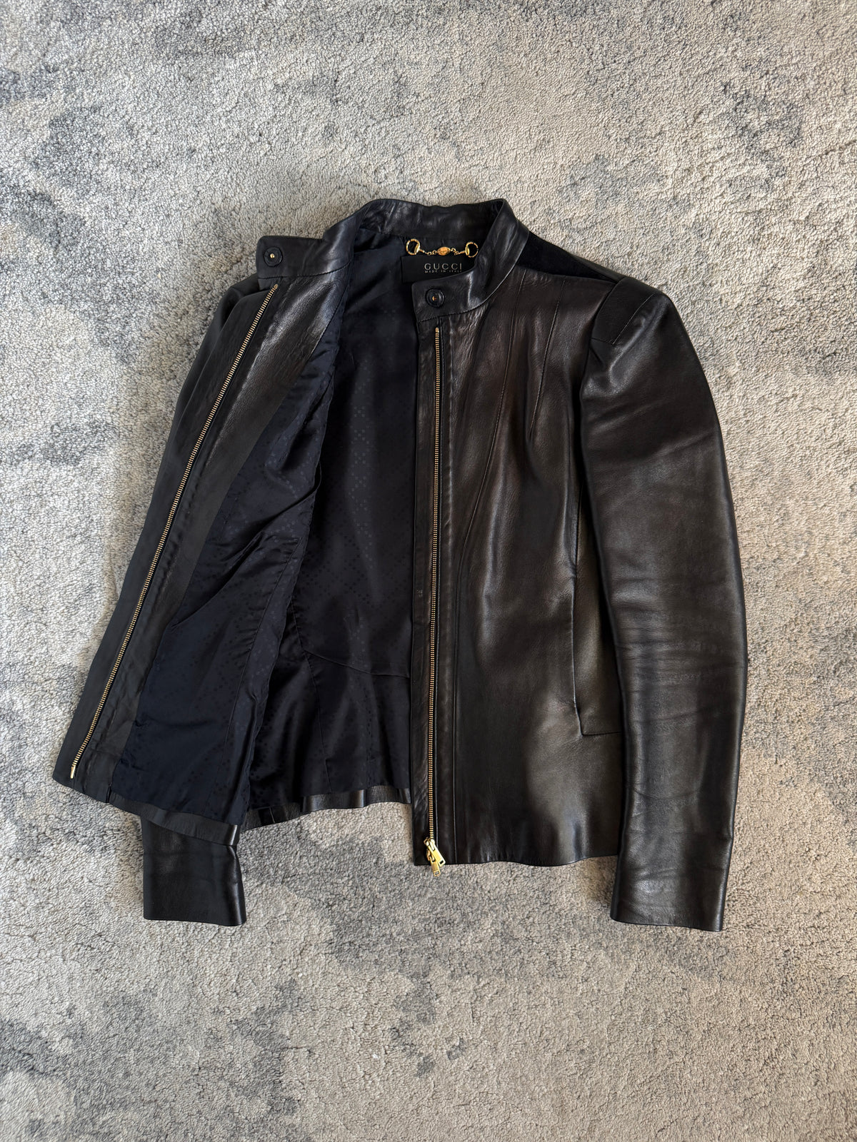Gucci 2000’s leather jacket