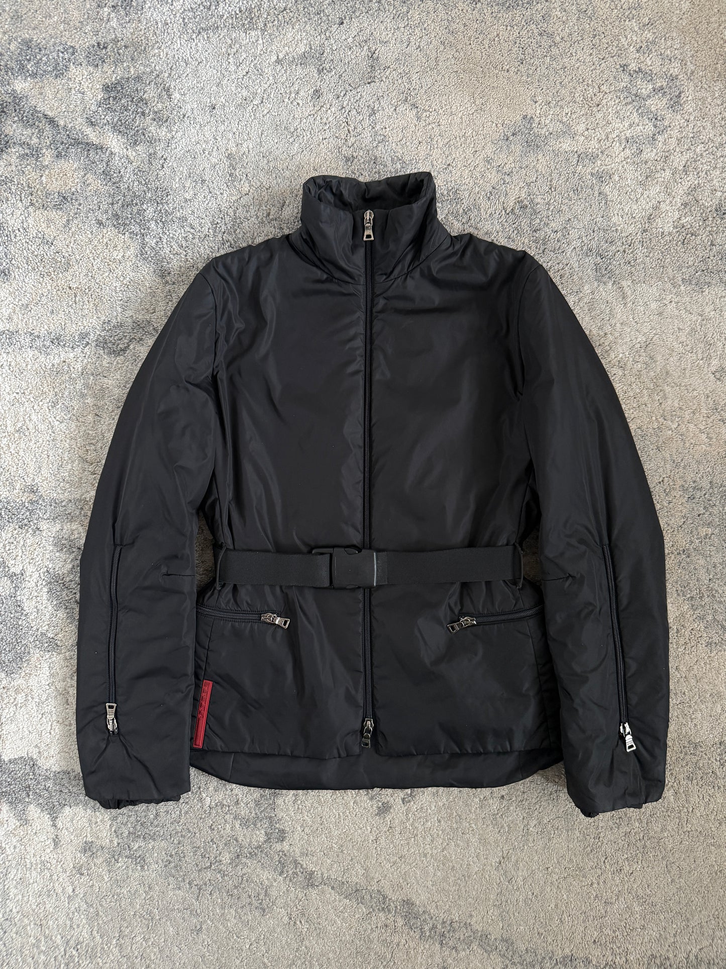 Prada 1999 technical padded nylon jacket
