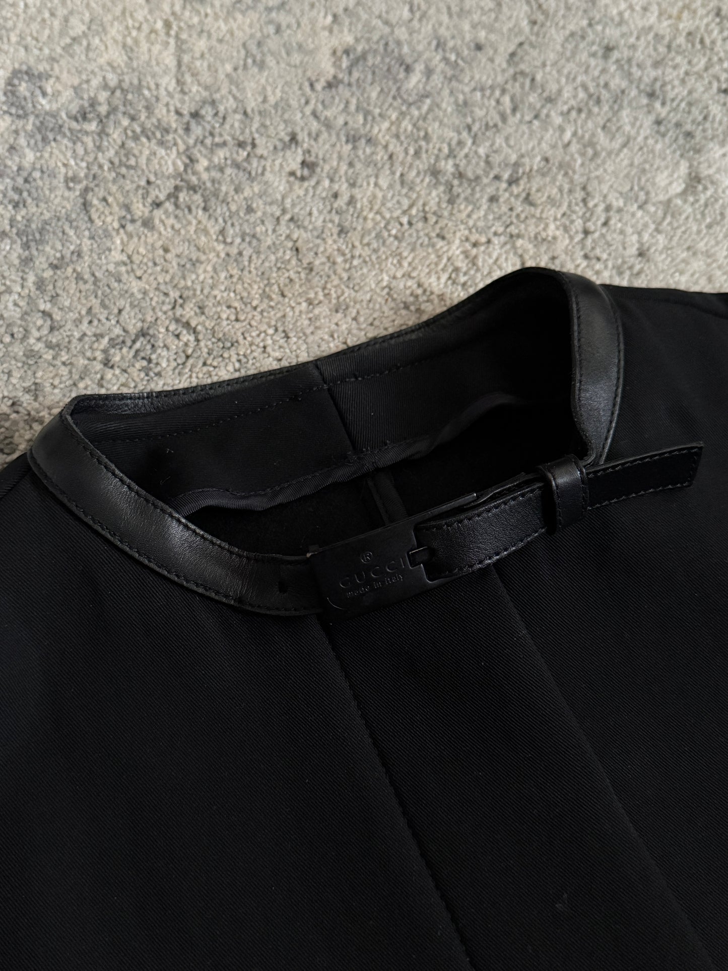 Gucci FW1999 wool belt jacket